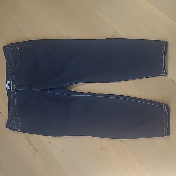 EUC Lane Bryant Jeans Women's sz 22 Mid Rise Skinny Leg Dark Wash Denim Jean - Picture 2 of 12